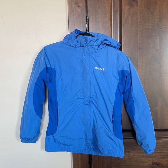 Marmot 2 in 1 Ski jacket/ winter jacket- Girls Medium- Blue